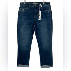 DAZE Women's Lovergirl Mid Rise Roller Sz 30 NWT Denim Jeans Vintage Inspired